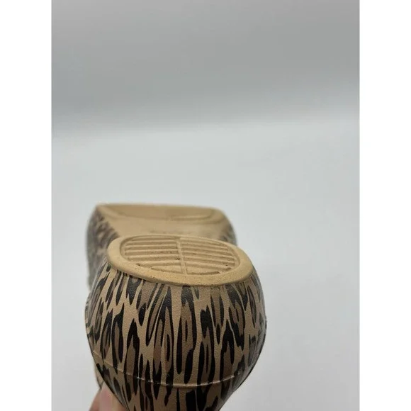 Crocs Kadee Flats Women 9 Cheetah Leopard Animal Print Ballet Flats Comfort Shoe - Picture 9 of 16